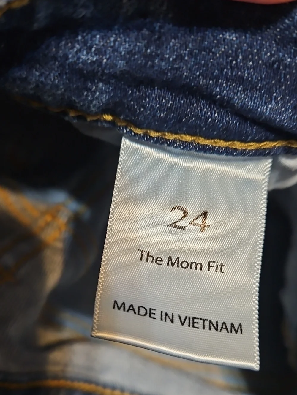 Willow & Root The Mom Fit High-Rise Straight Distressed Jeans